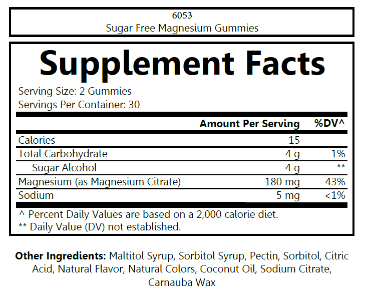6053 - Sugar Free Magnesium